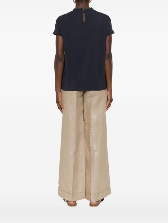 26SS 브루넬로 쿠치넬리 반팔 티셔츠 M0T18BD200 C4224 Blue - BRUNELLO CUCINELLI