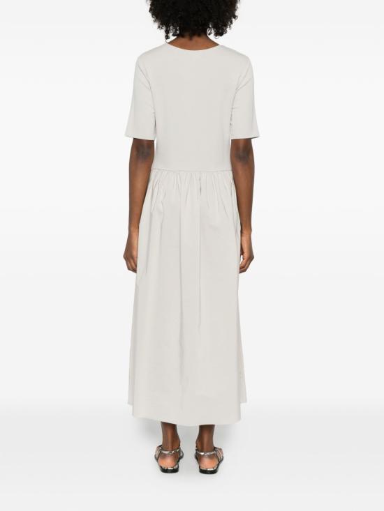 26SS 엠포리오 아르마니 롱 원피스 EW003528 AF16066U8012 Light Grey - EMPORIO ARMANI