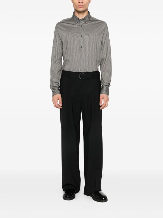 26SS 엠포리오 아르마니 긴팔 셔츠 EM005446 AF24857F1158 Black - EMPORIO ARMANI