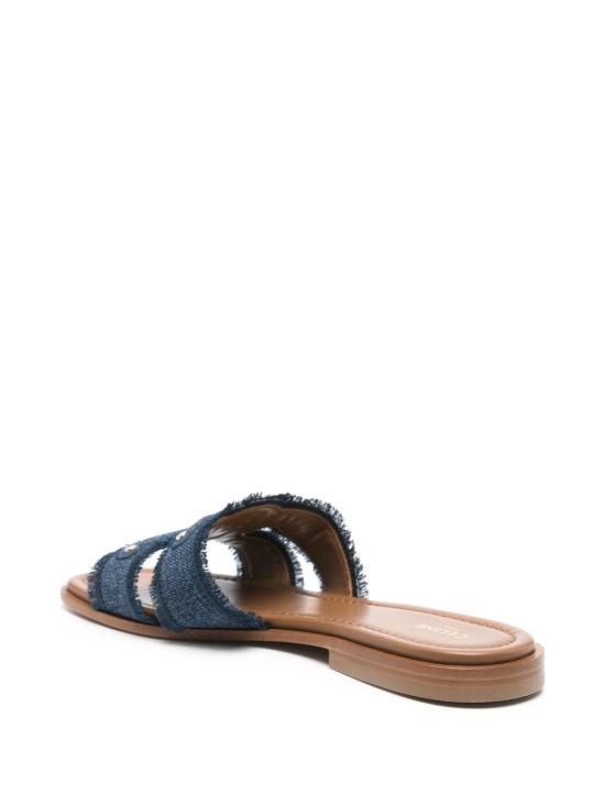 26SS 셀린느 마리나 프린지 뮬 362675022C 07BL Blue - CELINE