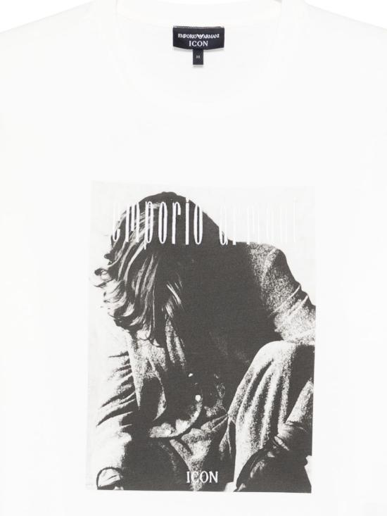 26SS 엠포리오 아르마니 반팔 티셔츠 EM004751 AF23082F0043 White - EMPORIO ARMANI