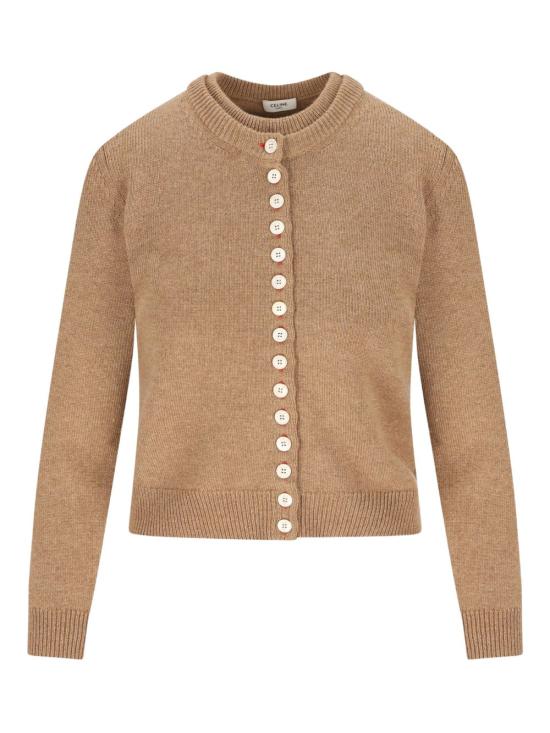 26SS 셀린느 헤리티지 캐시미어 트윈세트 가디건 RY0NG 317V02CM Camel