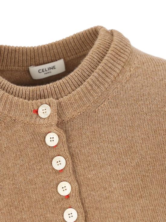 26SS 셀린느 헤리티지 캐시미어 트윈세트 가디건 RY0NG 317V02CM Camel - CELINE