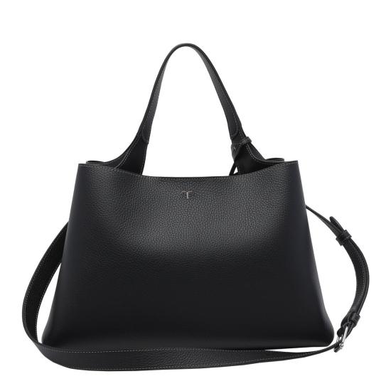 26SS 토즈 스몰 토트백 XBWAPAJ0300QRIB999 Black - TODS