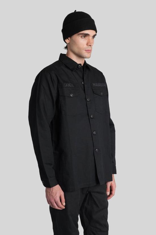 25FW 마하리쉬 긴팔 셔츠 431586 7149 Black - MAHARISHI