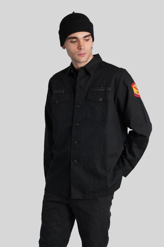 25FW 마하리쉬 긴팔 셔츠 431586 7149 Black