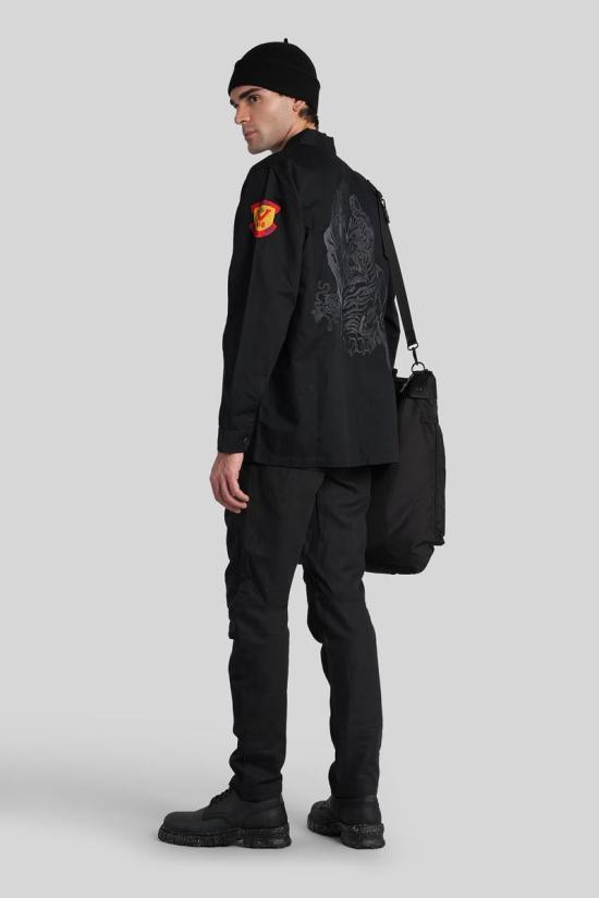 25FW 마하리쉬 긴팔 셔츠 431586 7149 Black - MAHARISHI