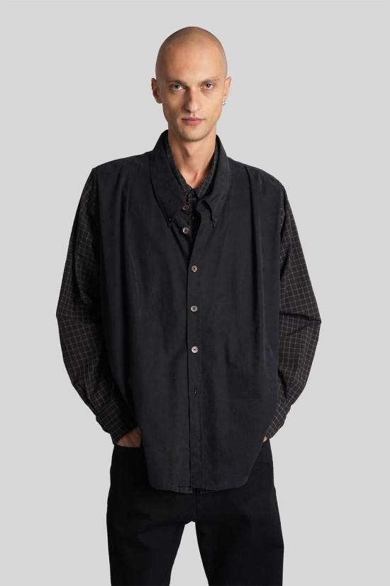 25FW 아워레가시 긴팔 셔츠 430185 M4252DB Black