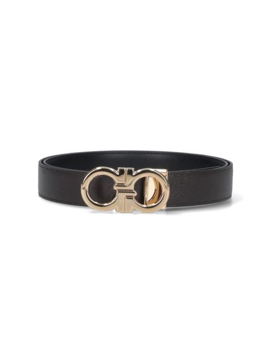 26SS 살바토레 페라가모 가죽 벨트 791061003 Black - SALVATORE FERRAGAMO