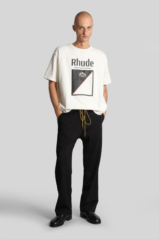 25FW 루드 반팔 티셔츠 428976 RHFW25TT04012 Beige - RHUDE