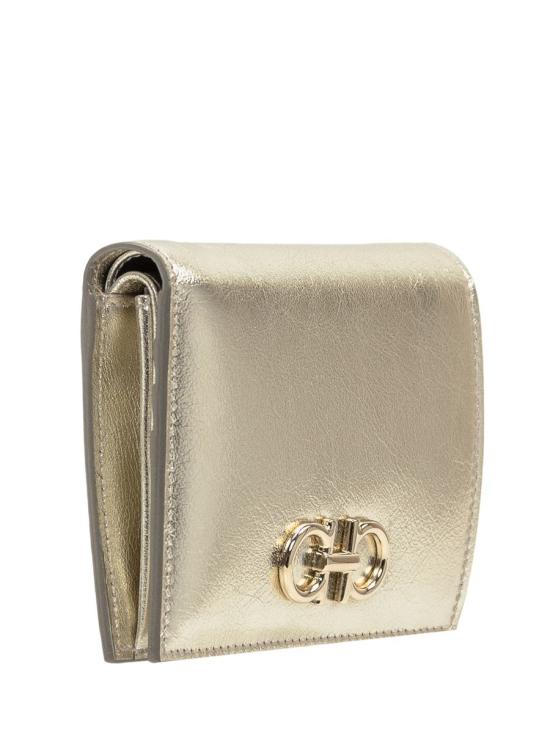 26SS 살바토레 페라가모 간치니 컴팩트 지갑 22D780 787968 GOLD - SALVATORE FERRAGAMO