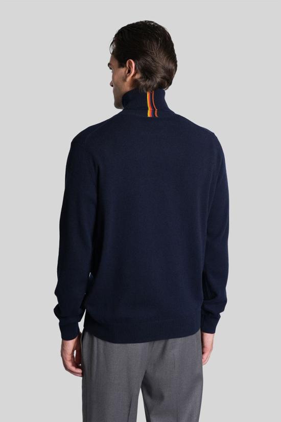 25FW 폴 스미스 스웨터 425109 M1R 280Y N02497 BLUE - PAUL SMITH