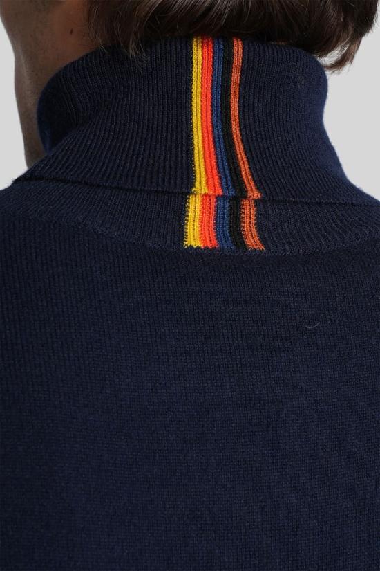 25FW 폴 스미스 스웨터 425109 M1R 280Y N02497 BLUE - PAUL SMITH