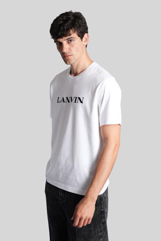 25FW 랑방 반팔 티셔츠 425577 RM TS0012 J300 H25 WHITE - LANVIN