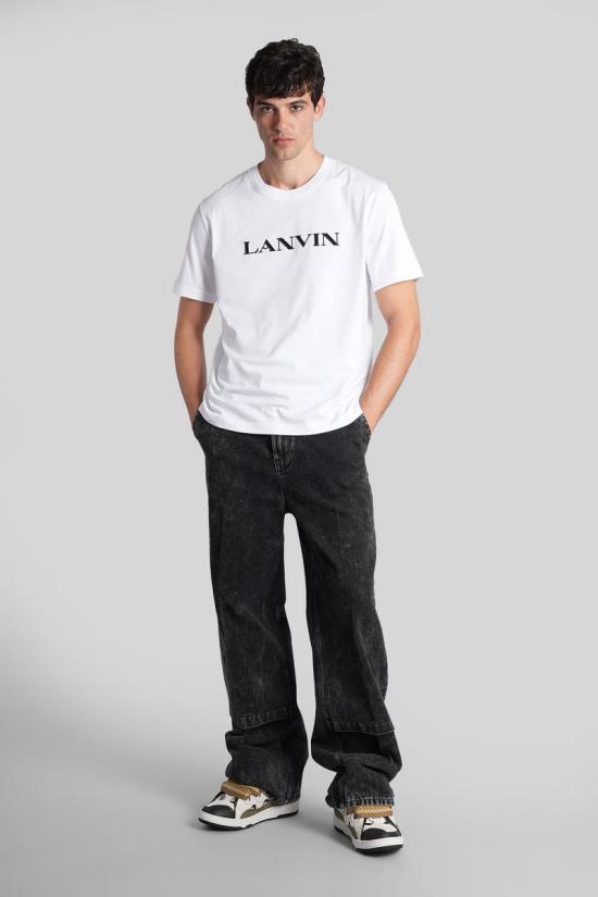 25FW 랑방 반팔 티셔츠 425577 RM TS0012 J300 H25 WHITE - LANVIN