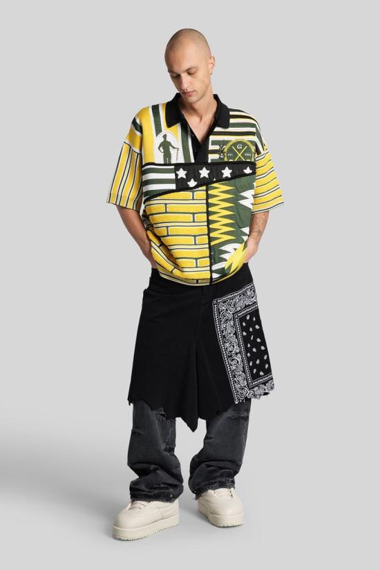 25FW 피디에프 긴팔 셔츠 431205 DFM07006MC075 YELLOW - PDF