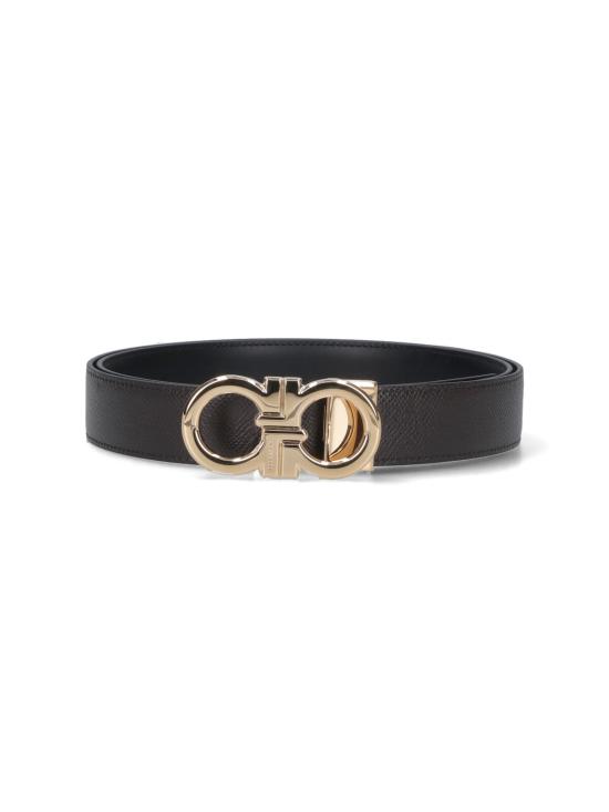 26SS 살바토레 페라가모 가죽 벨트 791061 003 Black - SALVATORE FERRAGAMO