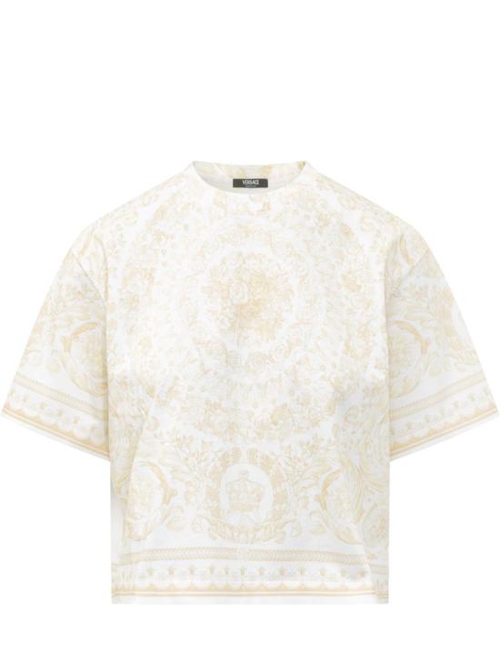 26SS 베르사체 반팔 티셔츠 10231611A17251 5Y570 WHITE