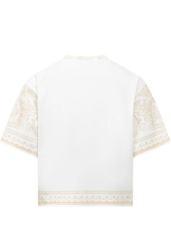 26SS 베르사체 반팔 티셔츠 10231611A17251 5Y570 WHITE - VERSACE