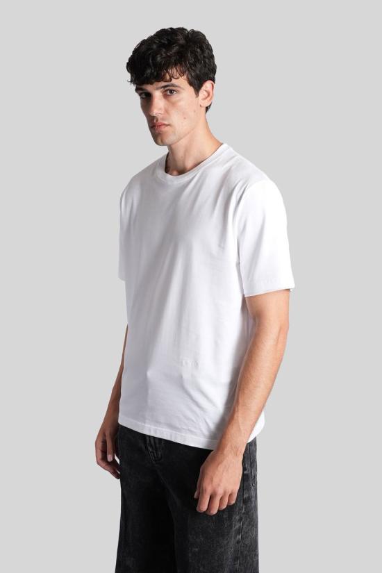 25FW 랑방 반팔 티셔츠 425578 RM TS0112 J040 H25 WHITE - LANVIN