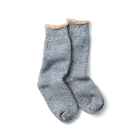  로토토 양말 R1001 Br 양면 크루삭스