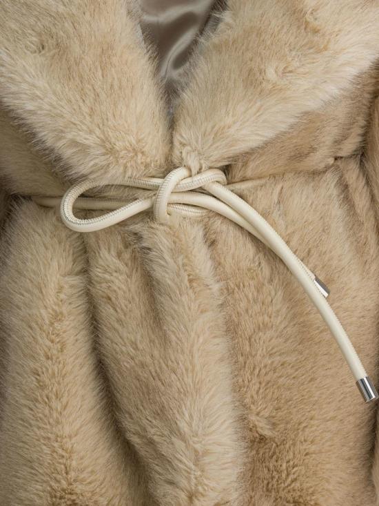 25FW 스포트막스 ROSARIA 로사리아 포 퍼 코트 2522906012ROSARIA003 Beige - SPORTMAX