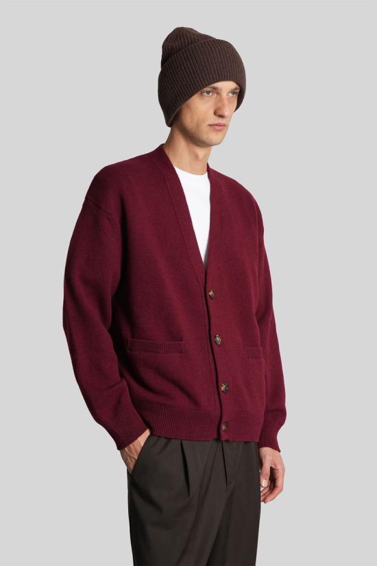 25FW 라니우스 가디건 430588 F5LAMACA002 Red - LANEUS