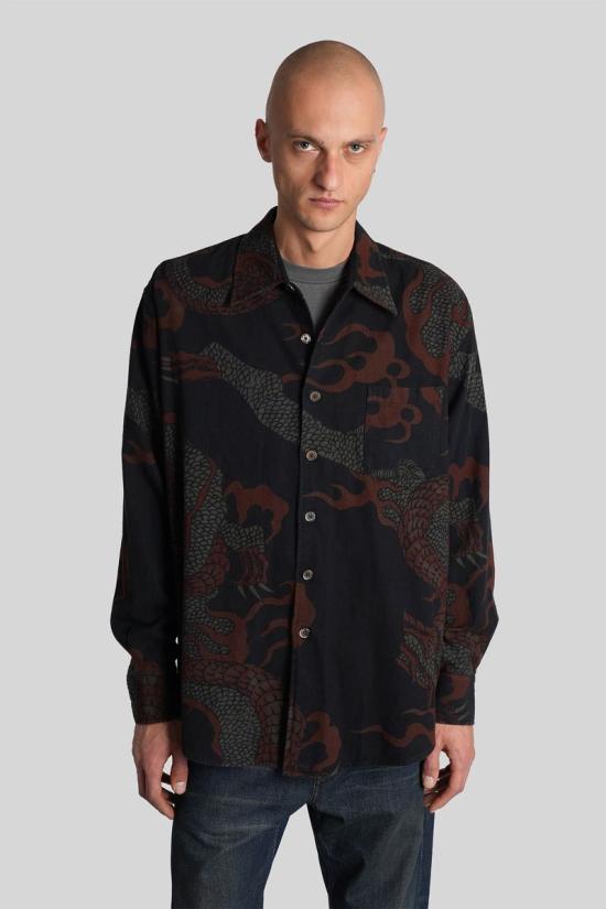 25FW 아워레가시 긴팔 셔츠 430183 M4252AB Black