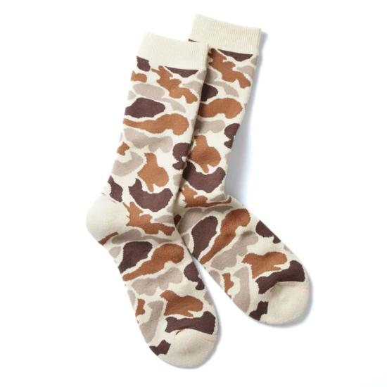  로토토 양말 R1339 파일 카모 크루삭스