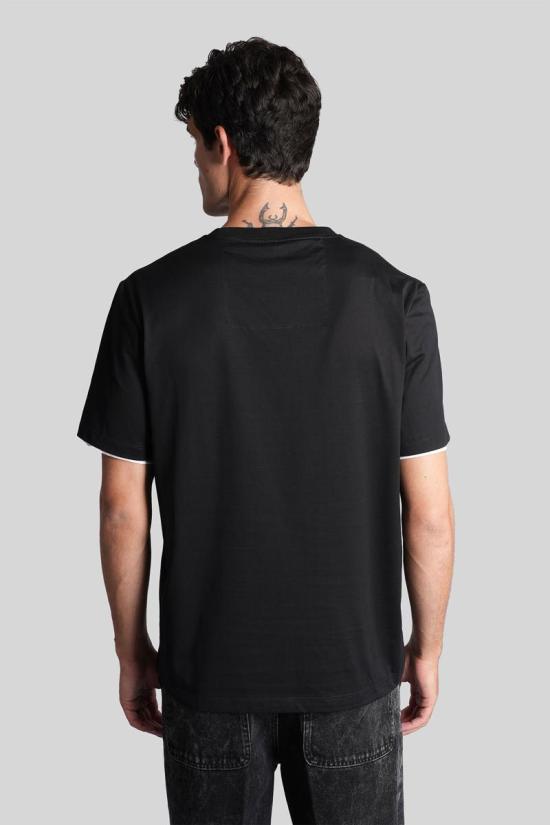 25FW 랑방 반팔 티셔츠 425579 RM TS0112 J040 H25 Black - LANVIN