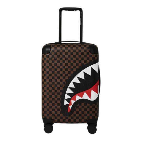 26SS 스프레이그라운드 캐리어 CL285CHECK 2 EMBOSS BROWN