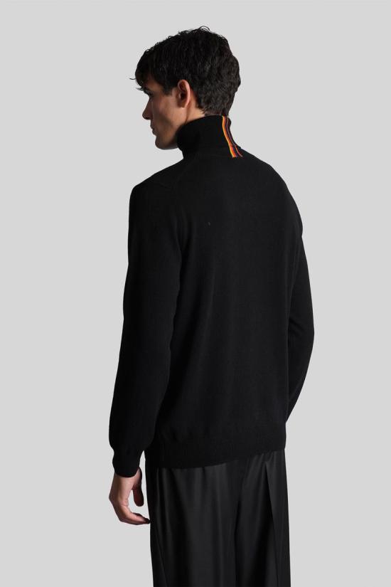 25FW 폴 스미스 스웨터 425108 M1R 280Y N02497 Black - PAUL SMITH