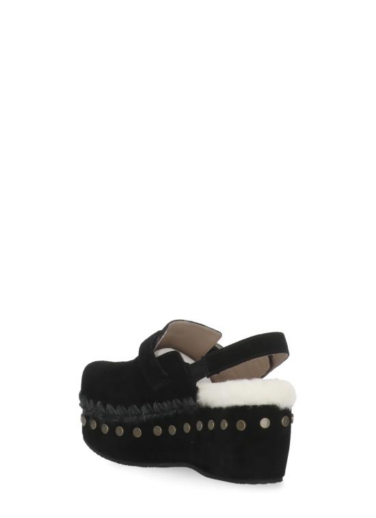 25FW 모우 뮬/슬리퍼 MUFW611003A BKBK Black - MOU