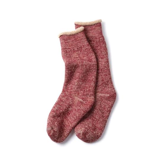  로토토 양말 R1001 Br 양면 크루삭스