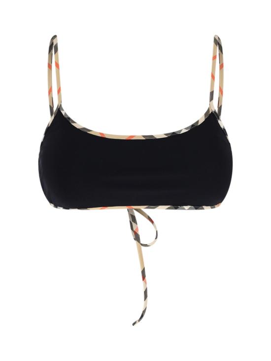 26SS 버버리 체크 트림 비키니 탑 8118813 A1189