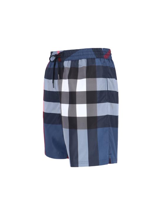 26SS 버버리 체크 스윔팬츠 8112685 A5805 Blue - BURBERRY