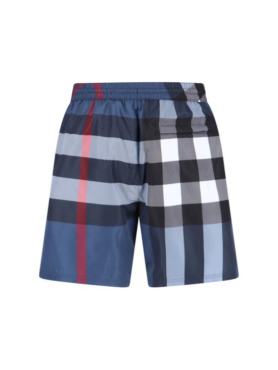 26SS 버버리 체크 스윔팬츠 8112685 A5805 Blue - BURBERRY