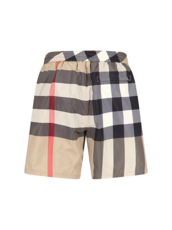 26SS 버버리 체크 스윔팬츠 8112682 A7028 Beige - BURBERRY