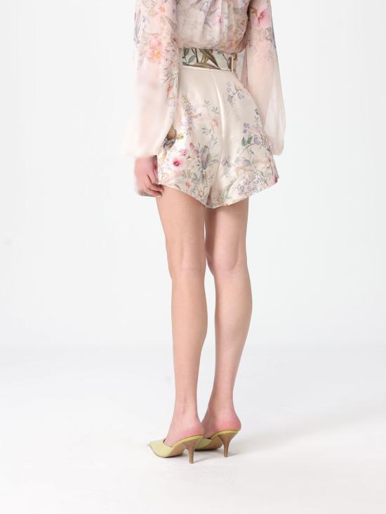 26SS 짐머만 숏팬츠 4257AC261 CRMAV Beige - ZIMMERMANN