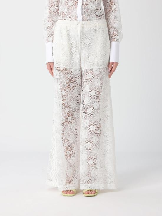 26SS 핑코 팔라초 팬츠 106662A381 Z05 White