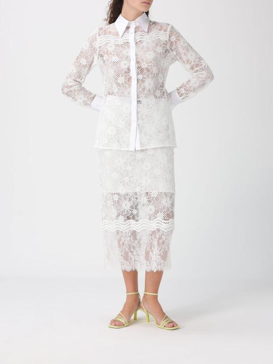 26SS 핑코 롱 스커트 106664A381 Z05 White - PINKO