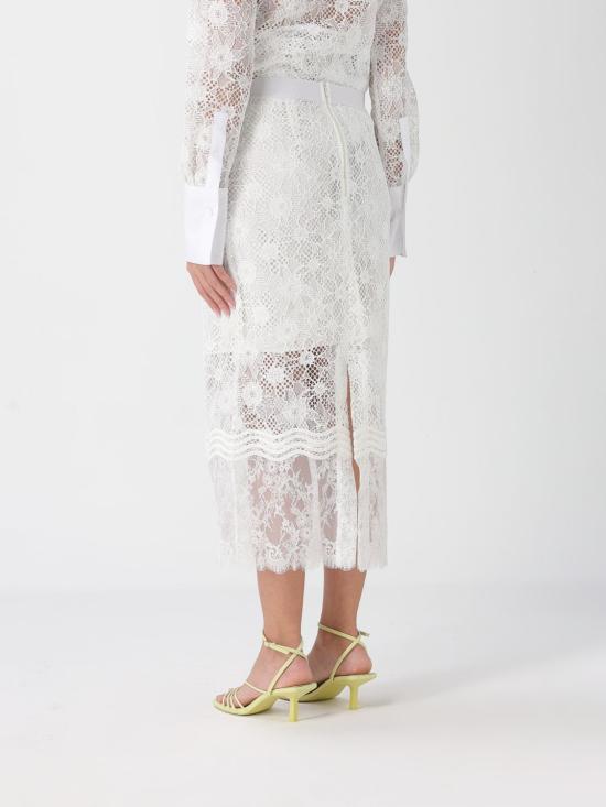 26SS 핑코 롱 스커트 106664A381 Z05 White - PINKO