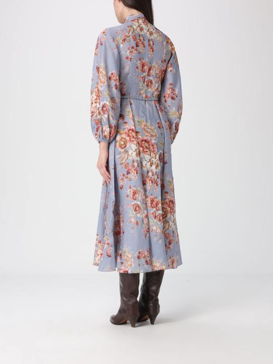 26SS 짐머만 롱 원피스 2354DRS261 CFLR Blue - ZIMMERMANN