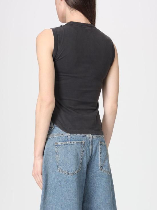 26SS 디 아티코 민소매 티셔츠 260WCN00003JJJ025AA 615 Black - THE ATTICO