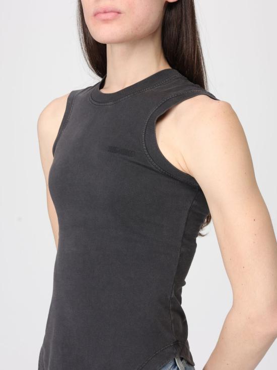 26SS 디 아티코 민소매 티셔츠 260WCN00003JJJ025AA 615 Black - THE ATTICO