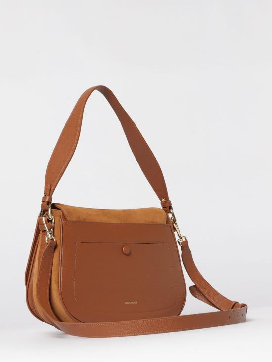 26SS 코치넬리 숄더백 E1U7H120101 W11 Brown - COCCINELLE