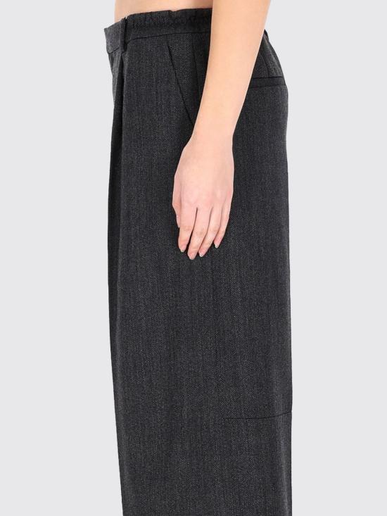 26SS 알렉산더 왕 스트레이트 팬츠 1WC1264951 019E Charcoal - ALEXANDER WANG