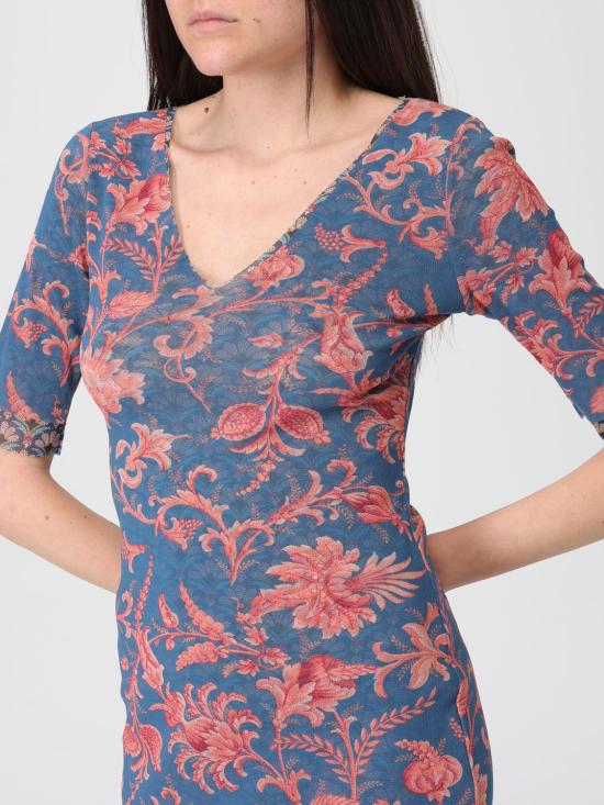 26SS 에트로 롱 원피스 WRHA014599SASV0 X0886 Blue - ETRO