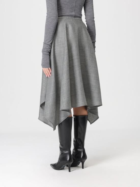 25FW 바이트 스튜디오 미디 스커트 1150532 0986 Grey - BITE STUDIOS