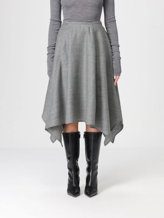 25FW 바이트 스튜디오 미디 스커트 1150532 0986 Grey